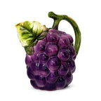Vintage Haldon Group Hand-Painted Ceramic Grapes Pitcher — image 3