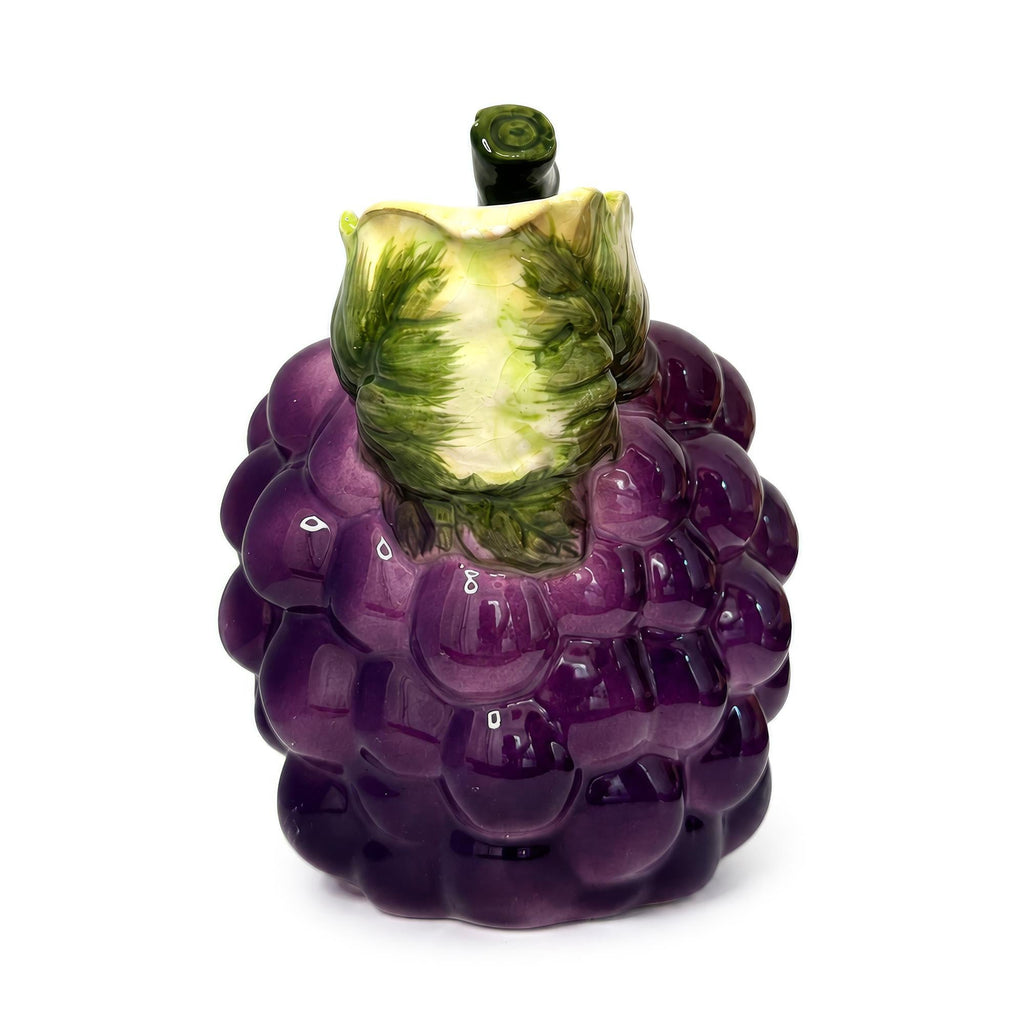 Vintage Haldon Group Hand-Painted Ceramic Grapes Pitcher — image 4