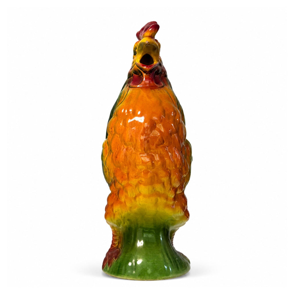 Vintage St. Clement French Majolica Rooster Pitcher No. 7430 — image 4