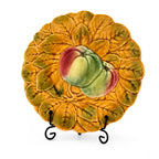 Antique French Majolica Dessert Service by Sarreguemines, Set of Four — image 3