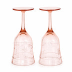 Tiffin Glass Company Pink Diamond Optic Stemware Set, 8 Pieces — image 8