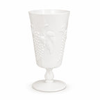 Set of 4 Colony Harvest Milk Glass Stemmed Goblets by Indiana Glass — image 4