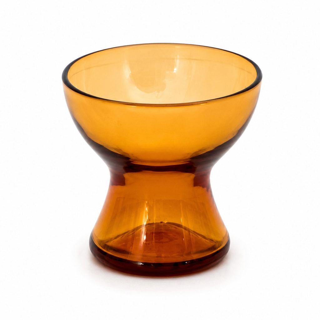 Amber Depression Glass Cordial Set, Art Deco Style, 1930s, USA — image 5