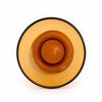 Amber Depression Glass Cordial Set, Art Deco Style, 1930s, USA — image 6