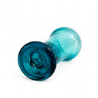Empoli Turquoise Blue Glass Decanter and Six Mini Shot Glasses Set, Italy — image 8