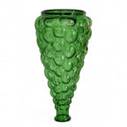 Empoli Green Bubble Glass Vase, Italy, Mid-Century Modern — image 5