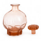 1950s French Rosaline Pink Art Deco Liqueur Decanter Set with Glasses — image 4