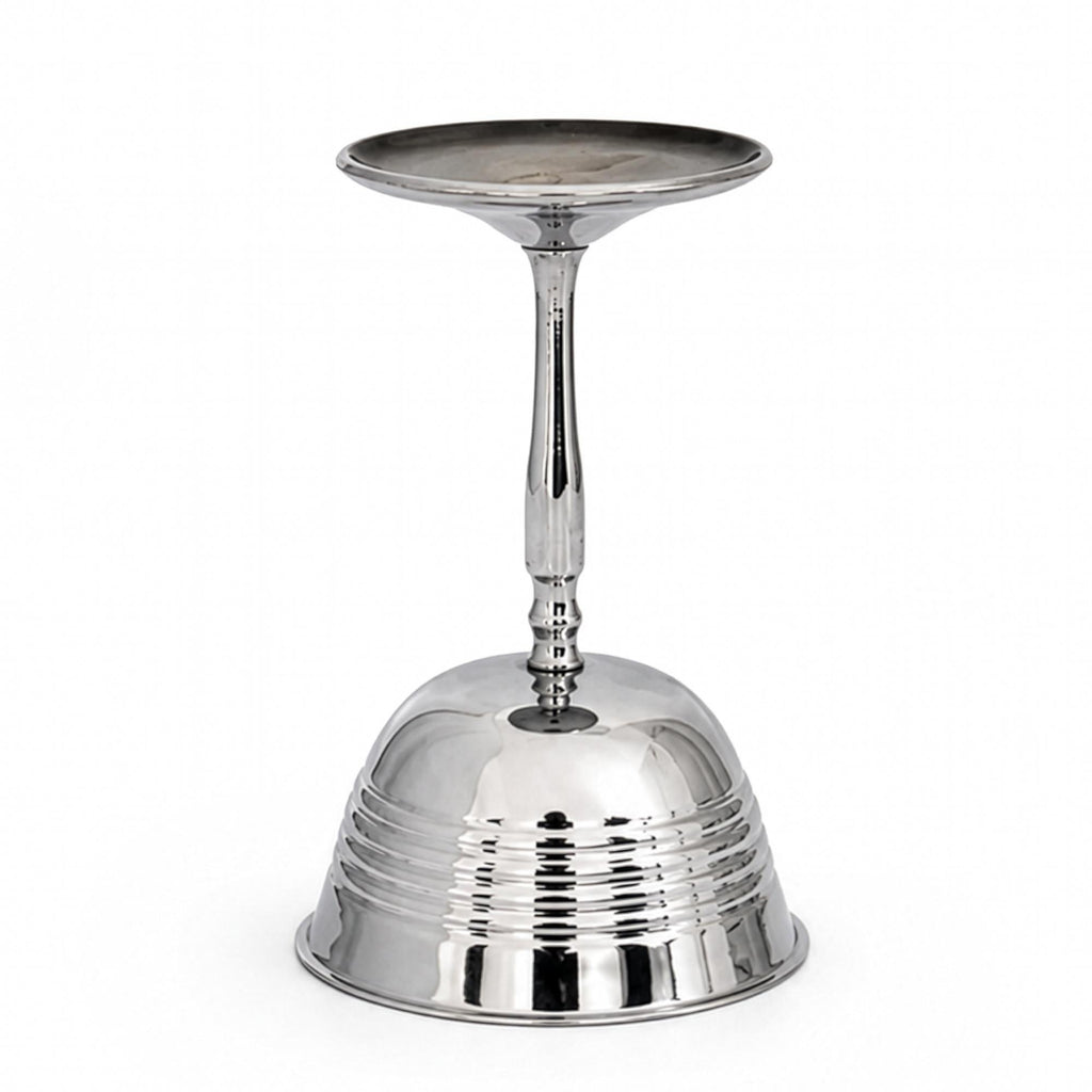 Mid-Century Chrome Cocktail Set, Shaker & Six Coupe Goblets, 1950s — image 4