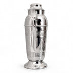 Mid-Century Chrome Cocktail Set, Shaker & Six Coupe Goblets, 1950s — image 11