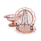 Hocking Glass Old Colony Pink Depression Glass Dessert Service, 1935 — image 3