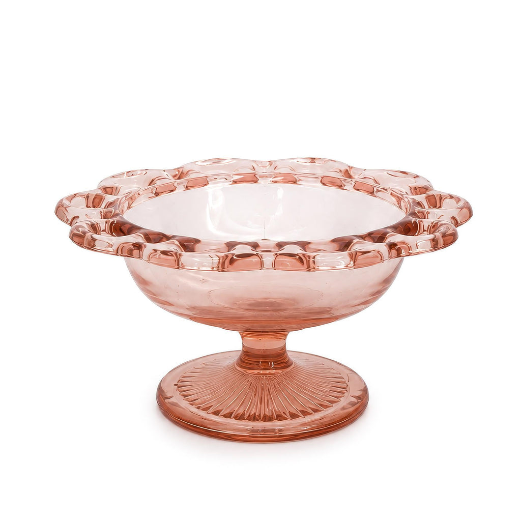Hocking Glass Old Colony Pink Depression Glass Dessert Service, 1935 — image 4