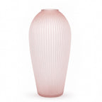 Mid-Century Modern Pink Satin Glass Vases, Vintage Pair from 1950s — image 3