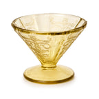 Federal Glass Yellow Madrid Dessert Set, Four Compotes & Plates, circa 1935 — image 4