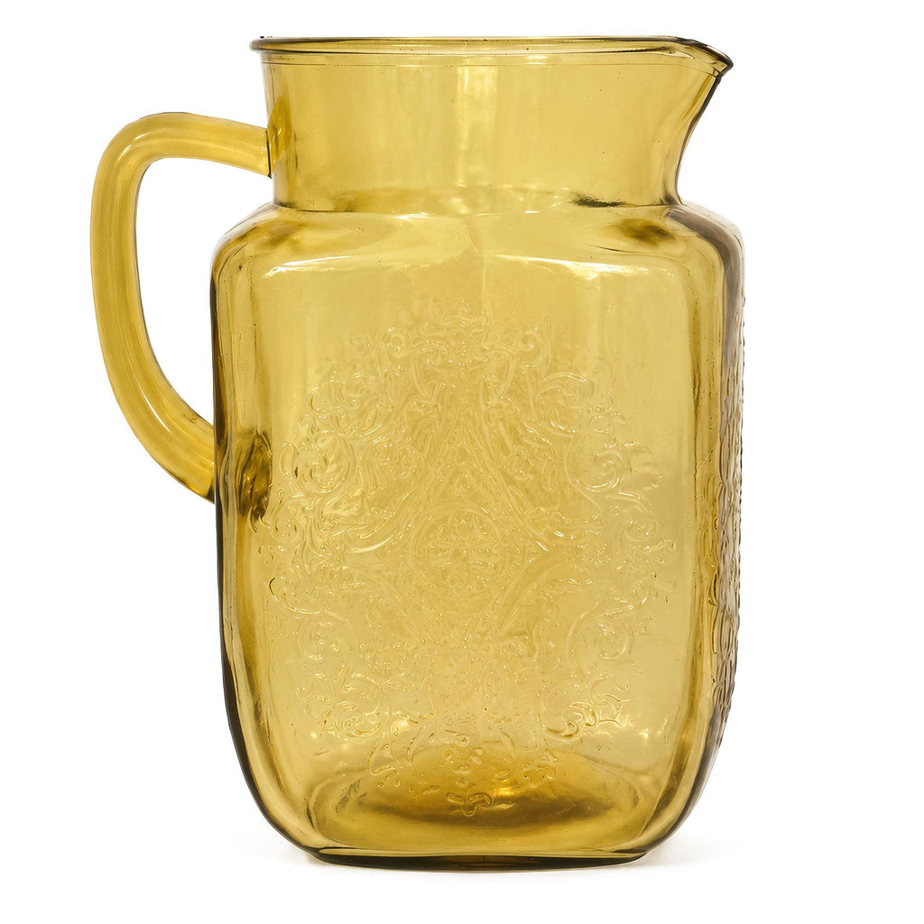 Federal Glass Madrid Yellow Depression Glass Beverage Set, circa 1935 — image 5