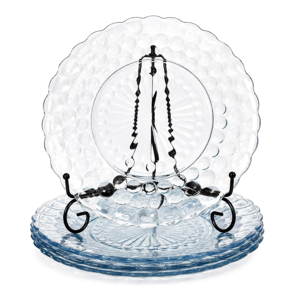 Anchor Hocking Sapphire Blue Bubble Glass Dinnerware Set, 20 Pieces — image 3