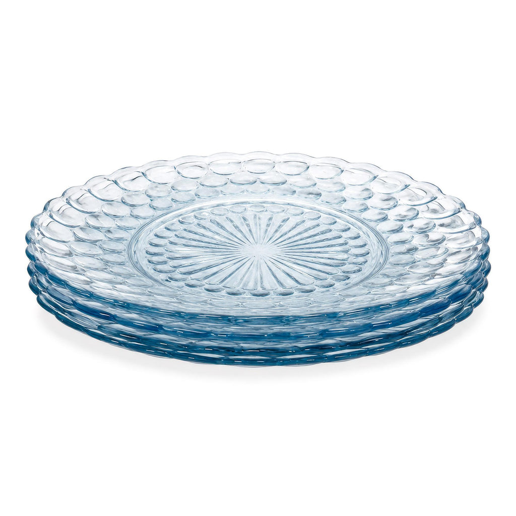 Anchor Hocking Sapphire Blue Bubble Glass Dinnerware Set, 20 Pieces — image 4