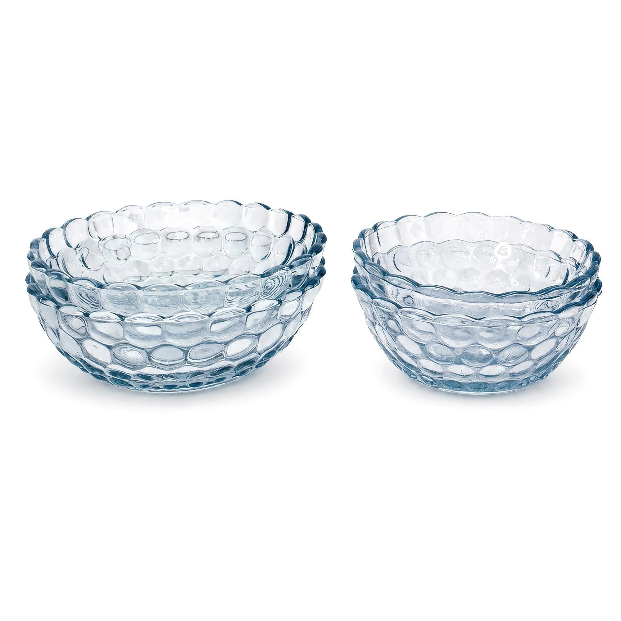 Anchor Hocking Sapphire Blue Bubble Glass Dinnerware Set, 20 Pieces — image 7