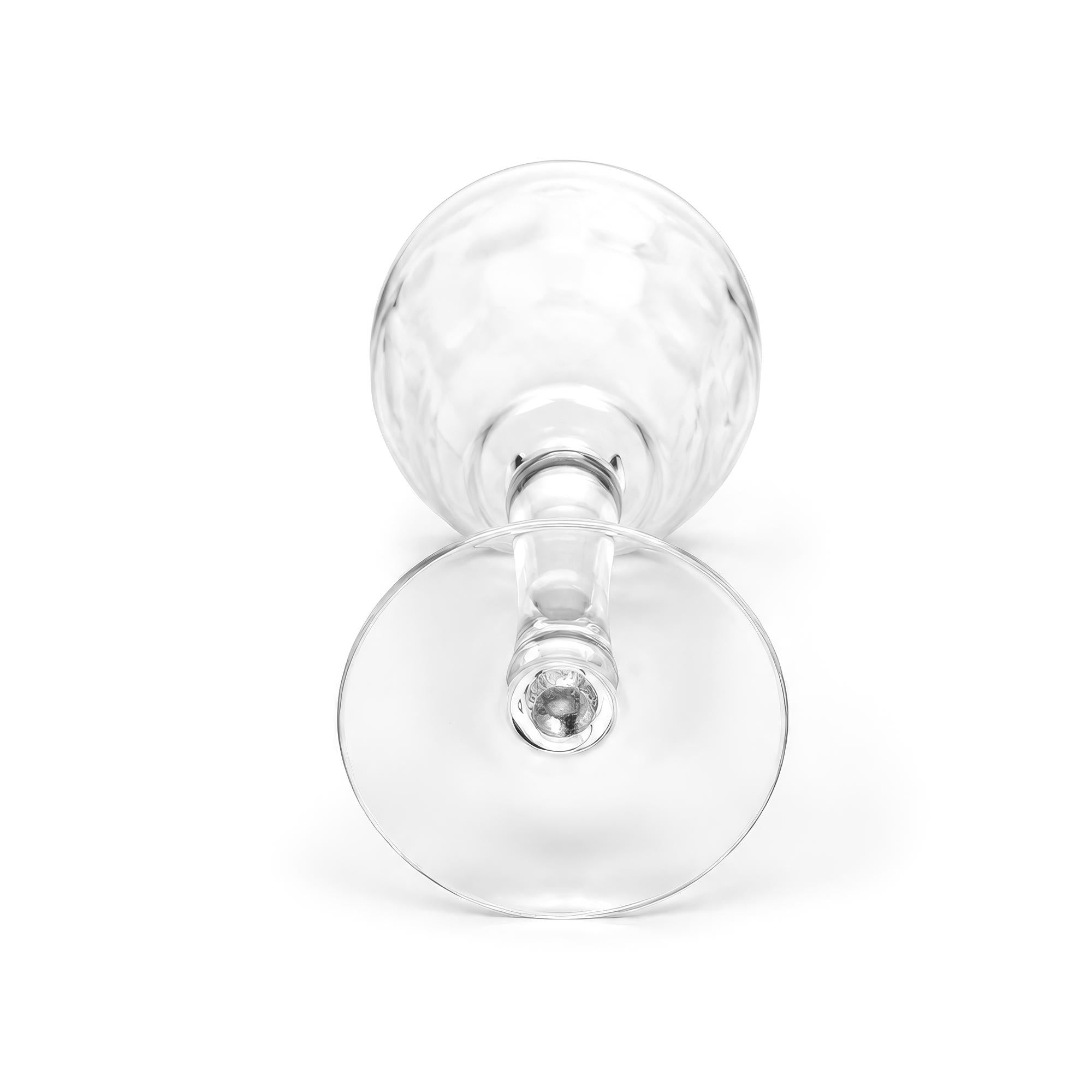 Set of Six Vintage American Cordial Glasses, 1950s Clear Glass — image 4