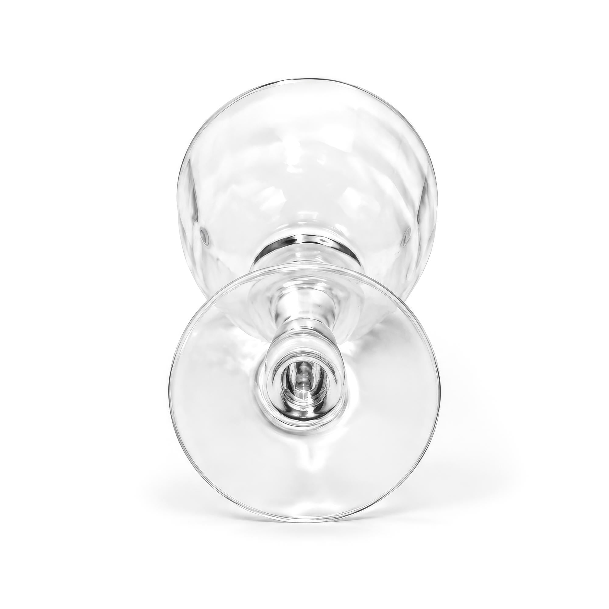 Set of Six Vintage American Cordial Glasses, 1950s Clear Glass — image 5