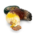 Antique Saint-Clément French Faience Rooster Sculpture, 1900 — image 8