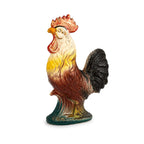 Antique Saint-Clément French Faience Rooster Sculpture, 1900-1930 — image 3
