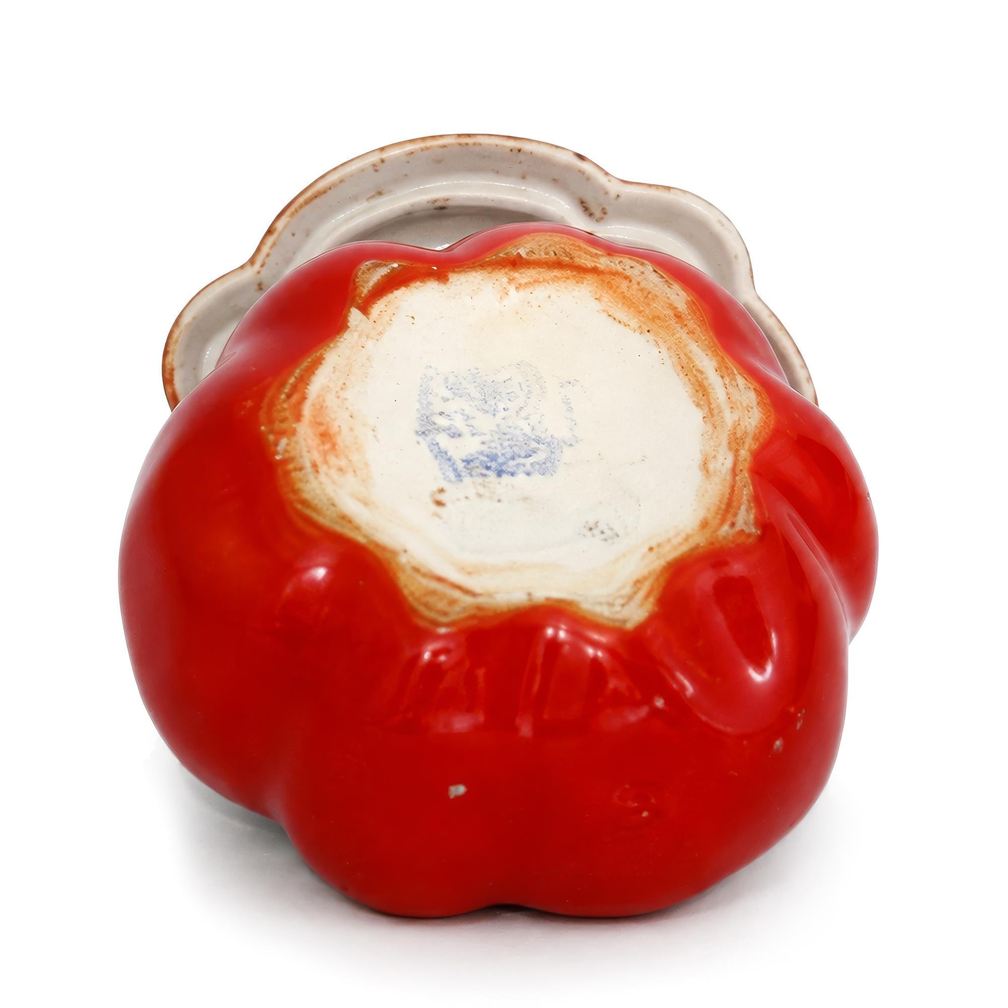 Vintage Royal Bayreuth Tomato Creamer and Covered Sugar Bowl, Bavaria — image 5