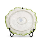 Royal Bayreuth Bavaria Green Cabbage Leaf Porcelain Plate, Early 20th Century — image 3