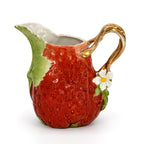 Antique Royal Bayreuth Bavaria Strawberry Porcelain Creamer with Gilt — image 2