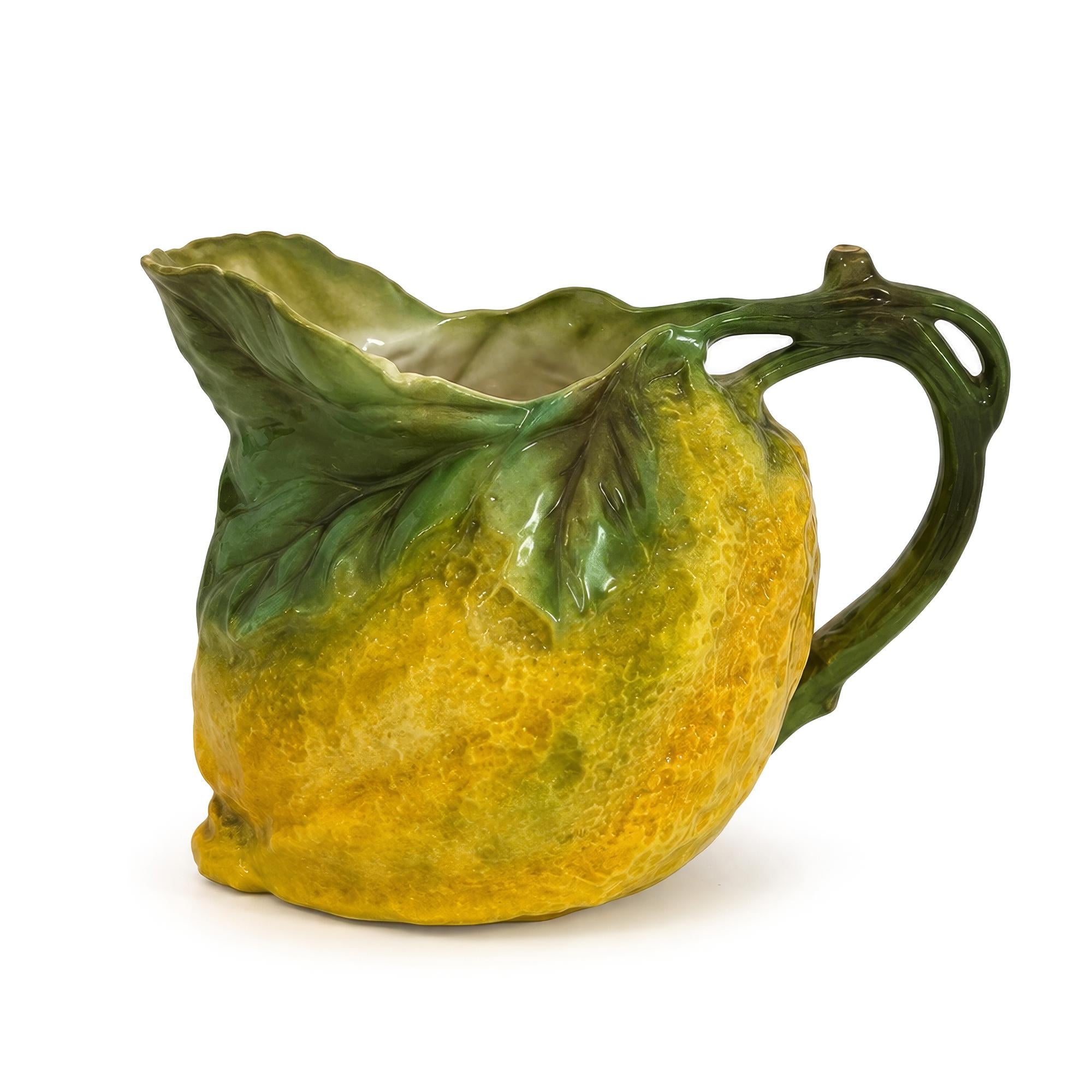 Antique Royal Bayreuth Bavaria Lemon Porcelain Creamer, 1900 — image 2