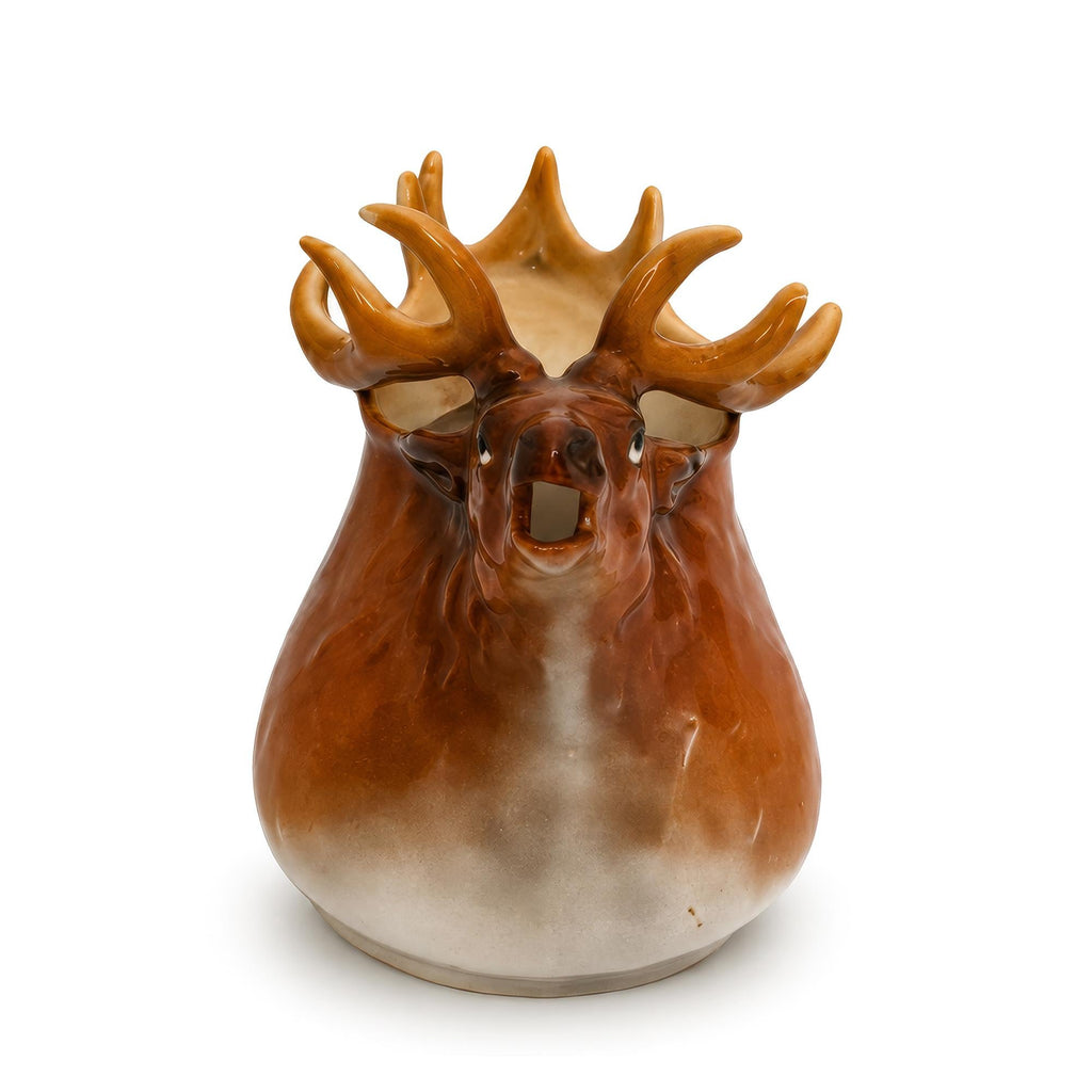 Royal Bayreuth Bavaria Elk / Stag Porcelain Creamer, Early 20th Century — image 3