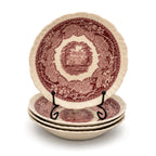 Mason’s Vista Red Transferware Berry Bowls, Set of Four, 1940s — image 2