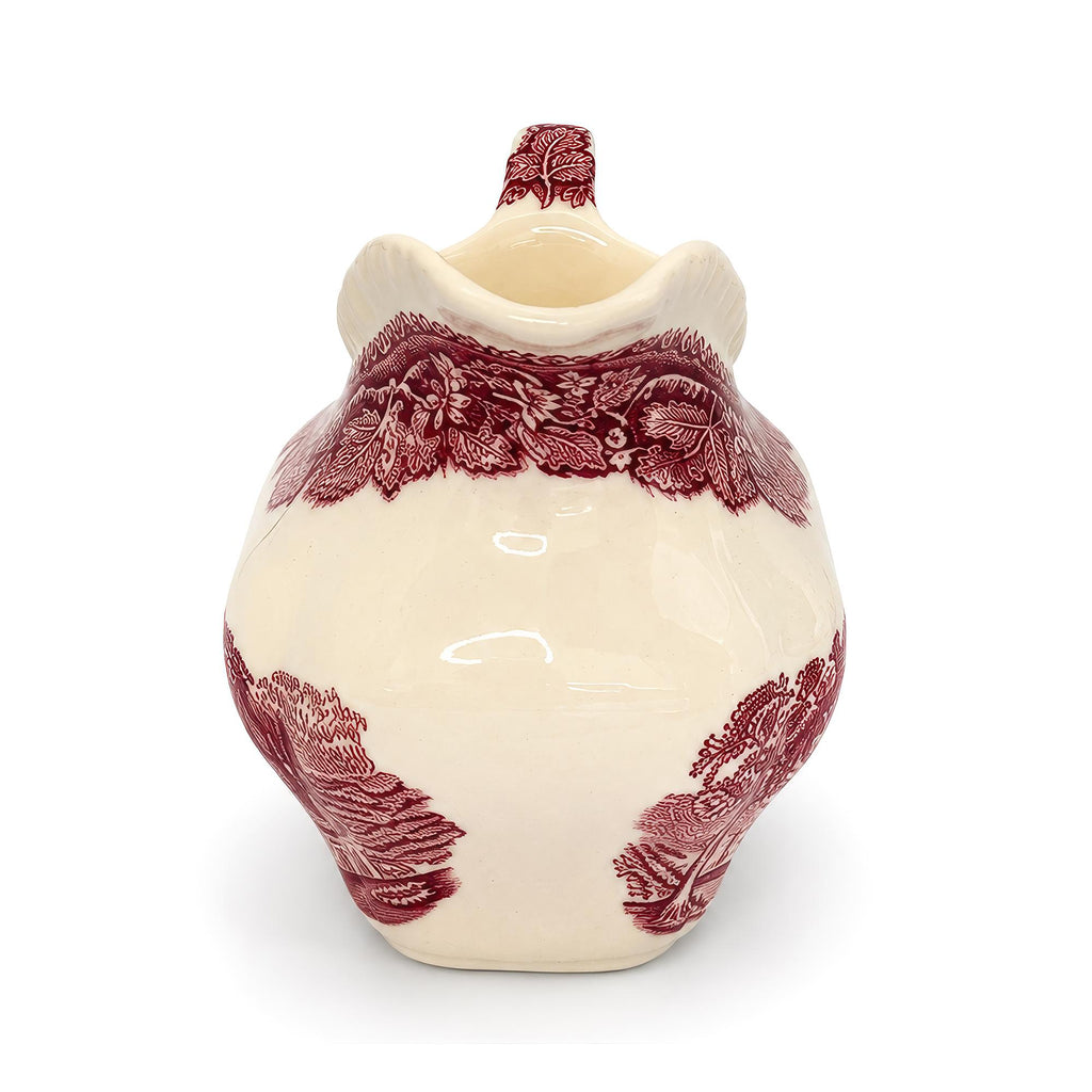 Mason’s Vista Red Transferware Ironstone Creamer, England, 1950 — image 3