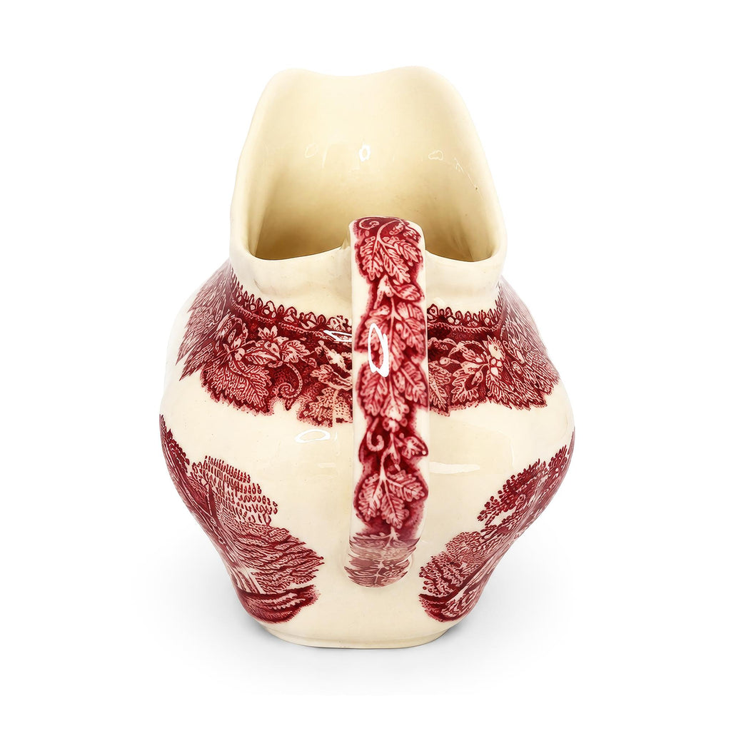 Mason’s Vista Red Transferware Ironstone Creamer, England, 1950 — image 5