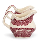 Mason’s Vista Red Transferware Ironstone Creamer, England, 1950 — image 11