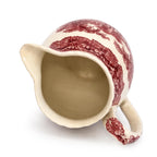 Mason’s Vista Red Transferware Ironstone Milk Jug / Creamer, England, circa 1940 — image 6