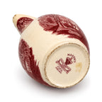 Mason’s Vista Red Transferware Ironstone Milk Jug / Creamer, England, circa 1940 — image 7