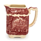 Mason’s Stratford Ironstone Milk Jug, Red Transferware, England, 1950 — image 2