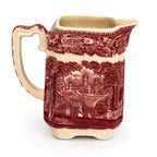 Mason’s Stratford Ironstone Milk Jug, Red Transferware, England, 1950 — image 4