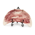 Mason’s Stratford Ironstone Wall Plates Set of 3, Red Transferware — image 2
