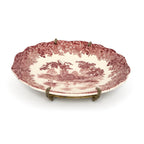 Mason’s Stratford Ironstone Wall Plates Set of 3, Red Transferware — image 6