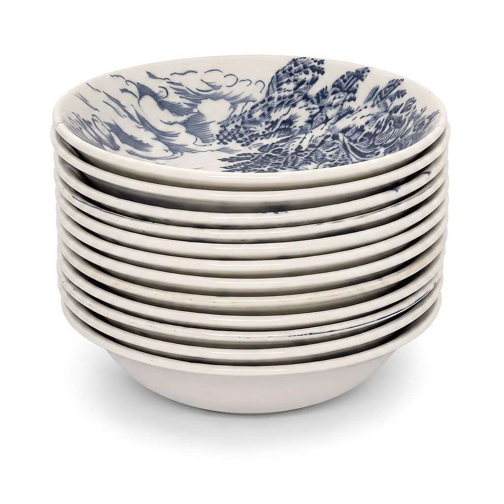 Enoch Wedgwood Countryside Blue Berry Bowls, England — image 4