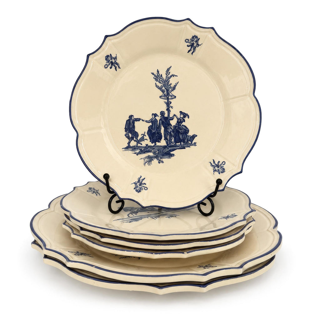 Niderviller Porcelain Tableware Set, Blue Délices, 1970s — image 2