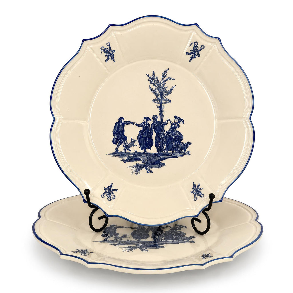 Niderviller Porcelain Tableware Set, Blue Délices, 1970s — image 7