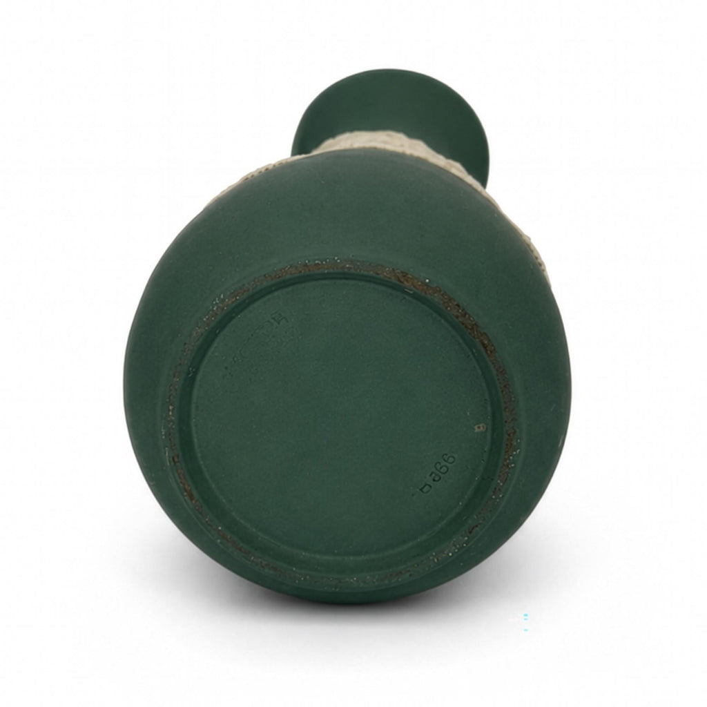 Pair of Wedgwood Green Jasperware Bud Vases, Neoclassical, 1960s — image 5
