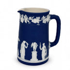 Wedgwood Cobalt Blue Jasperware Tea Set, 4-Piece, England, 1960s — image 3