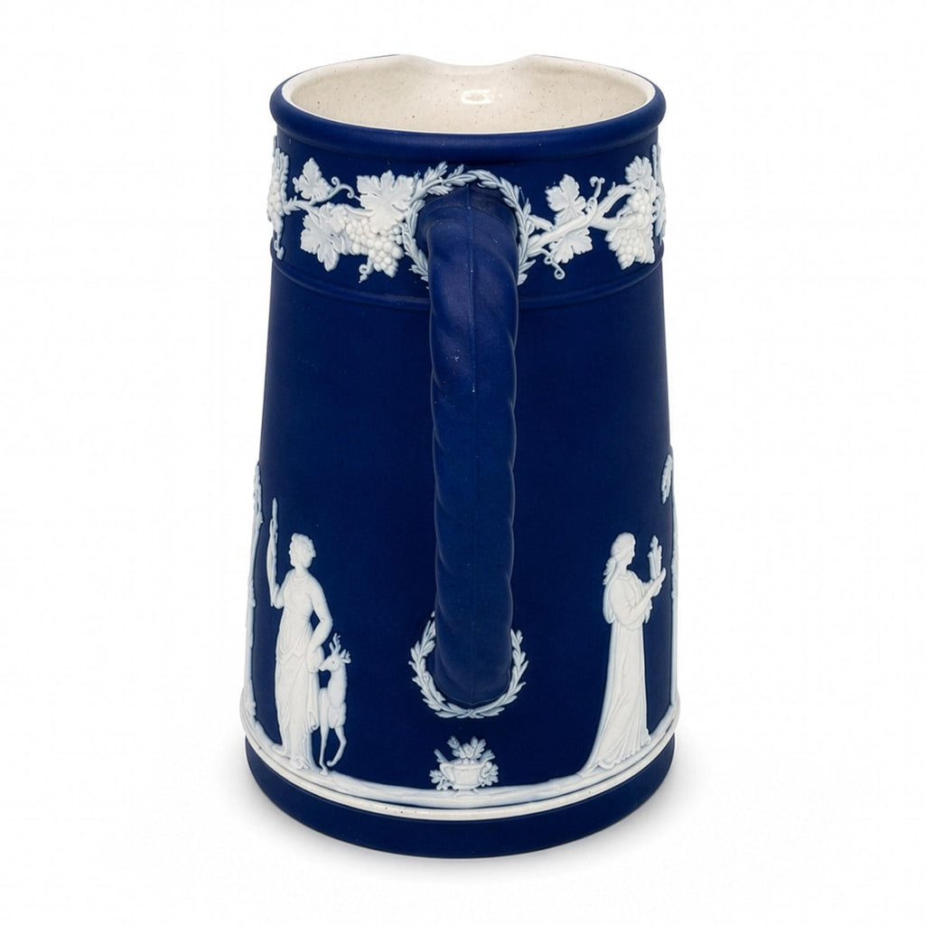 Wedgwood Cobalt Blue Jasperware Tea Set, 4-Piece, England, 1960s — image 6