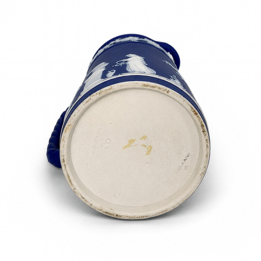 Wedgwood Cobalt Blue Jasperware Tea Set, 4-Piece, England, 1960s — image 7