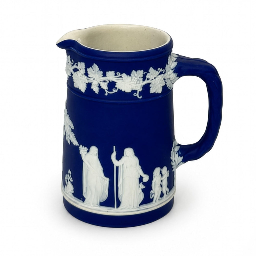 Wedgwood Cobalt Blue Jasperware Tea Set, 4-Piece, England, 1960s — image 13