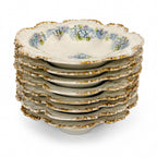 Set of Eight Antique Haviland Limoges Porcelain Butter Pats, 1900 — image 2