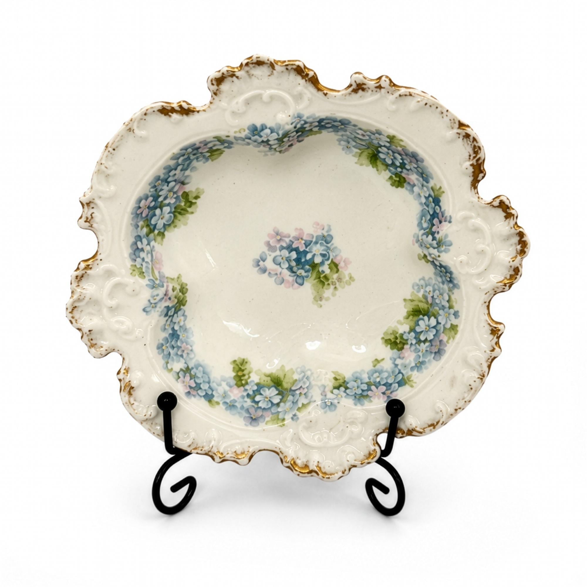 Set of Eight Antique Haviland Limoges Porcelain Butter Pats, 1900 — image 3